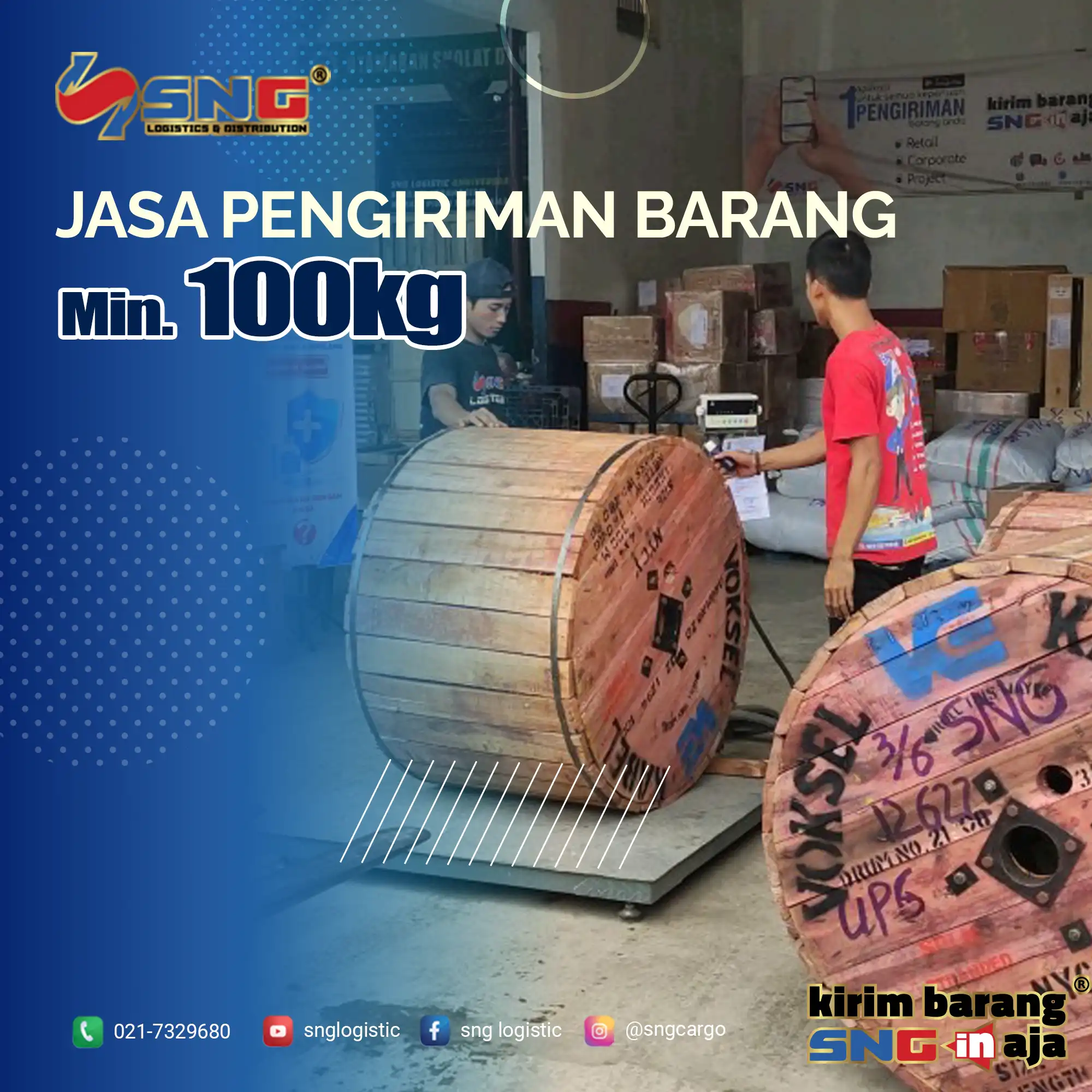 Jasa Pengiriman Barang Di Atas 100 Kg Sng Logistic